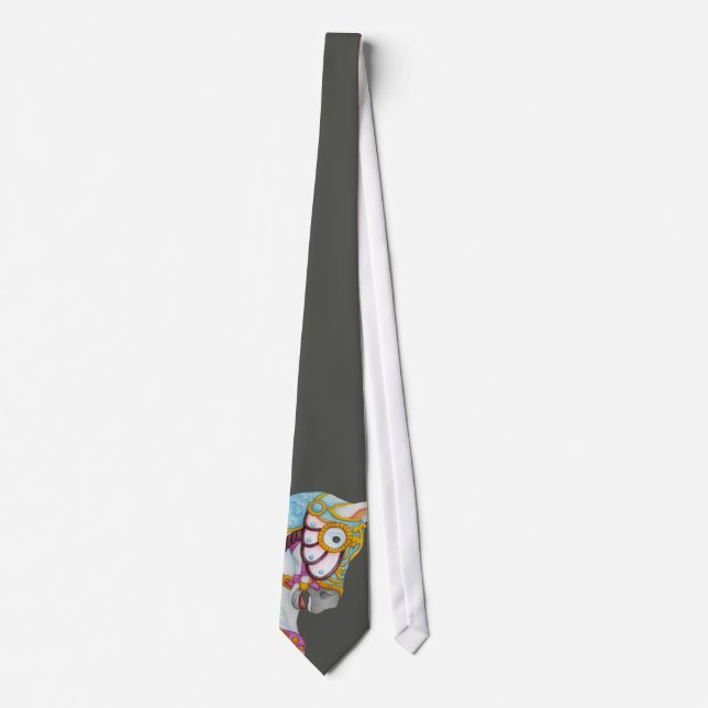 Gravata Clara Carousel Horse Tie (Frente)