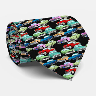 Gravata Classic Cars Black Tie