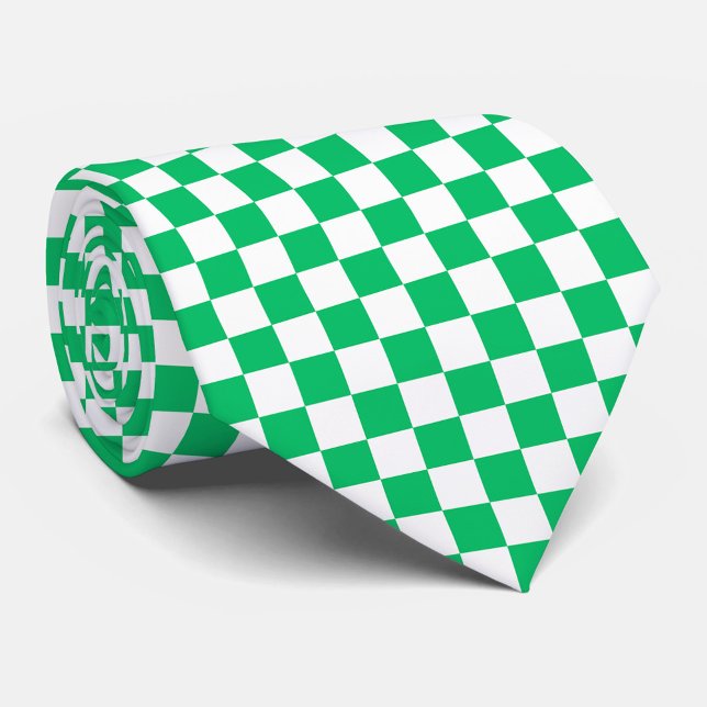 Gravata Classic green checkered  (Criador carregado)