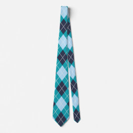 Gravata Classic Green White Black Pattern Neck Tie