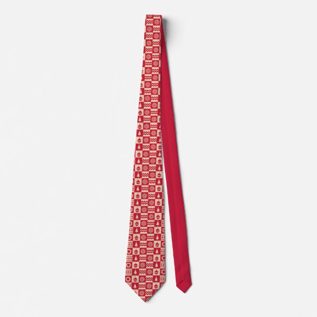 Gravata Clássico das Maravilhas de Natal Necktie (Frente)