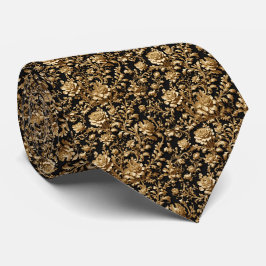 Gravata Clássico Moderno – Padrão Ouro Elegante