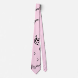 Gravata Climactic G Clef Pink