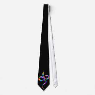 Gravata Cobra Psychedelic Rainbow Tie
