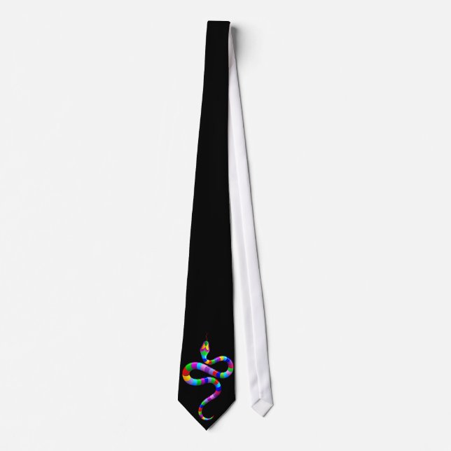 Gravata Cobra Psychedelic Rainbow Tie (Frente)