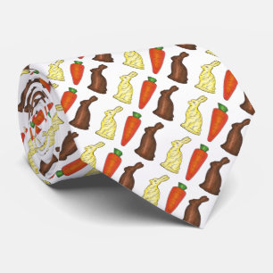 Gravata Coelho de Chocolate Coelho de Cenoura Páscoa