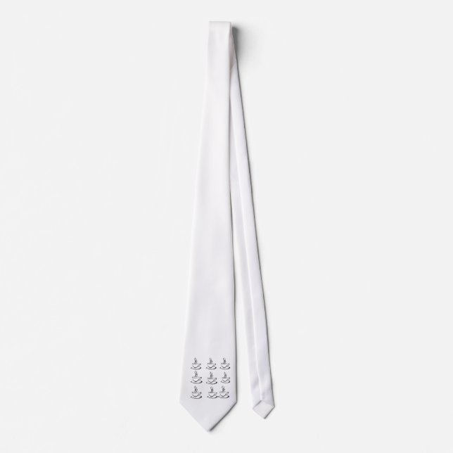 Gravata Coffee Design Neck Tie (Frente)