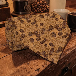 Gravata Coffee Latte Lovers Custom Necktie