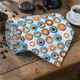 Gravata Coffee Latte Lovers Custom Necktie