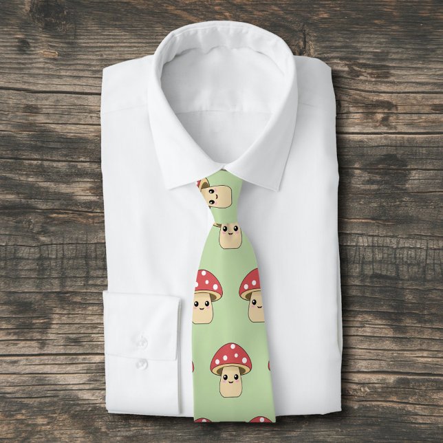 Gravata Cogumelo (Cute Mushroom Neck Tie)