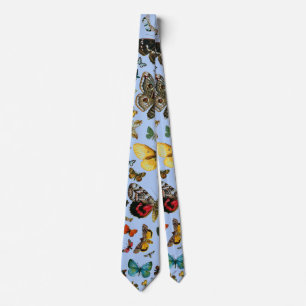 Gravata Colagem de Borboletas e Mães mais conhecidas na Eu