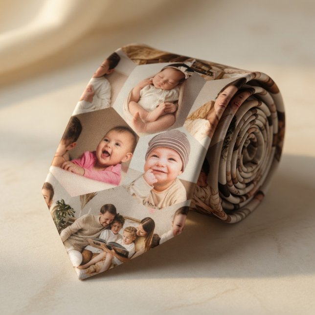 Gravata Colagem de Fotos Personalizada (Criador carregado)