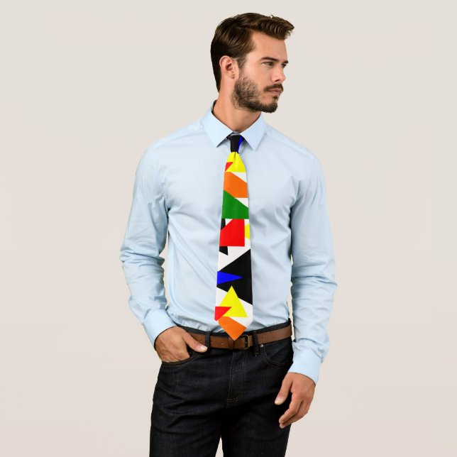 Gravata Colagem de Triângulo (In Situ)