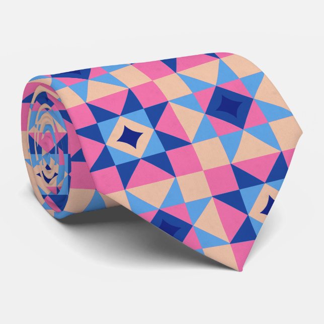 Gravata Colcha de Bloco de Estrela Moderna (Rolled)