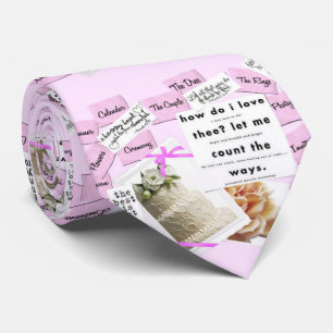 Gravata Colchões Cor-de-Rosa e Brancos Colchões De Casam