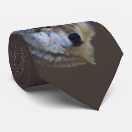 Gravata Coleção Alpha Cinza Wolf Wildlife