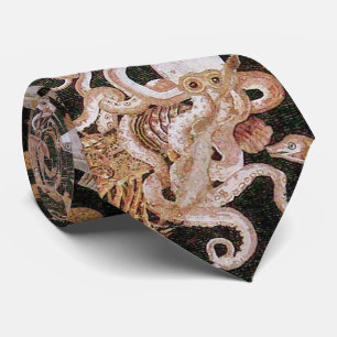 GRAVATA COLEÇÃO DE POMPEII/OCEANO - CENA DA VIDA MARINHA