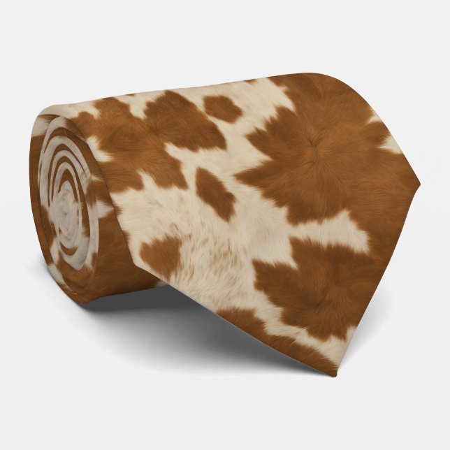 Gravata Coleção de Trendências de Couros Falsos de Vaca El (Rolled)