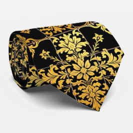 Gravata Coleção de Trendências de Luxo Floral Elegante