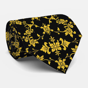 Gravata Coleção Moderna de Luxo Elegante Floral