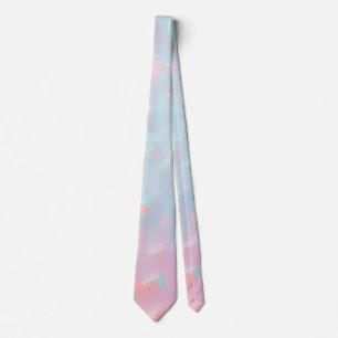 Gravata Coleção Moderna de Luxo Rosa Bege com Verde Menta