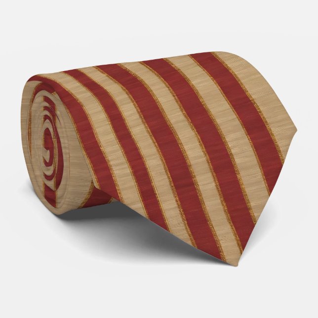 Gravata Coleção Popular Dourada de luxo Linen (Rolled)
