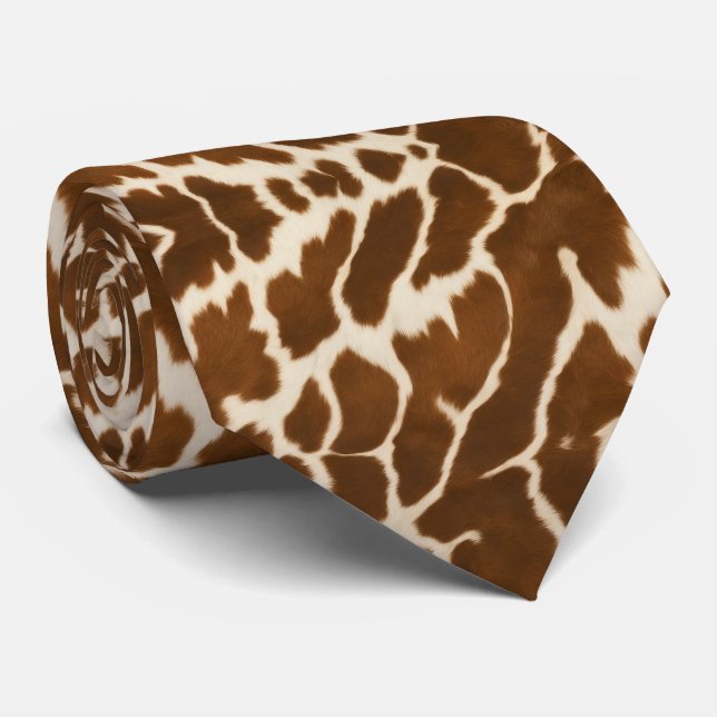 Gravata Coleção Popular Elegante De Vaca Faux Leather (Rolled)