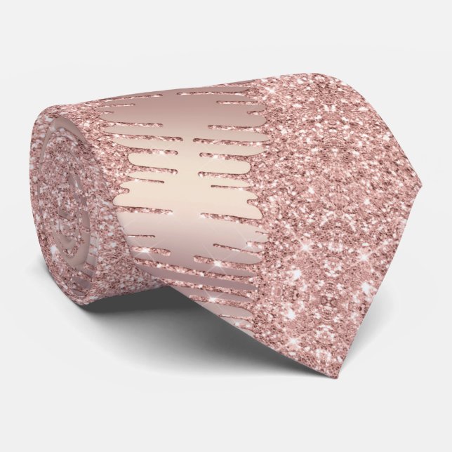 Gravata Coletor brilhante Brilhante Coletor Rosa com Lente (Rolled)