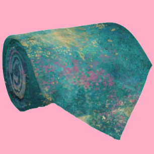 Gravata Coletor de Abstrato rosa claro azul Marinho