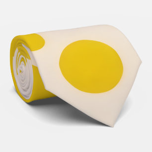 Gravata Coletor de Bolinhas Amarelo Brilhante