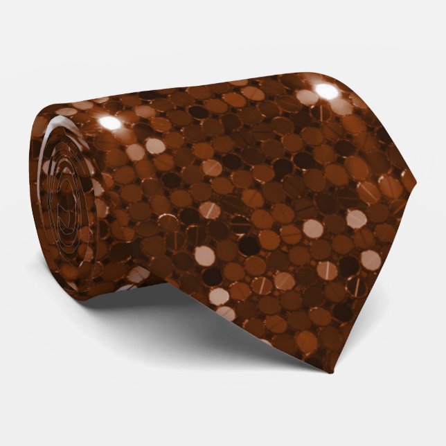 Gravata Coletor de Cobre-Sparkle Patilha (Rolled)