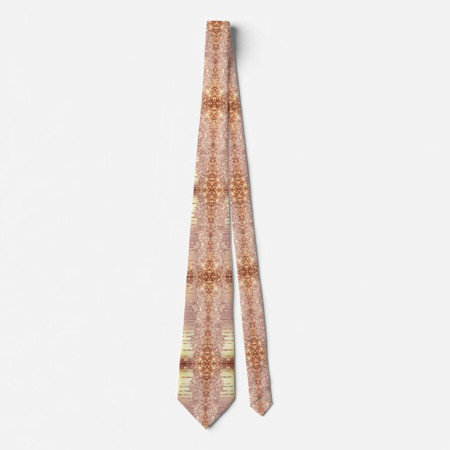 Gravata Coletor de Disjunção com Glitter Dourado (Frente)