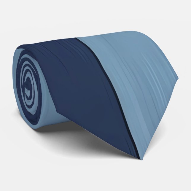 Gravata Coletor de Impressão Azul-Denim legal (Rolled)