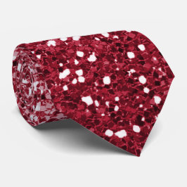 Gravata Coletor de Ombre Vermelho com Glitzy