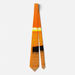 Gravata Coletor de Pescoço Laranja ascensão