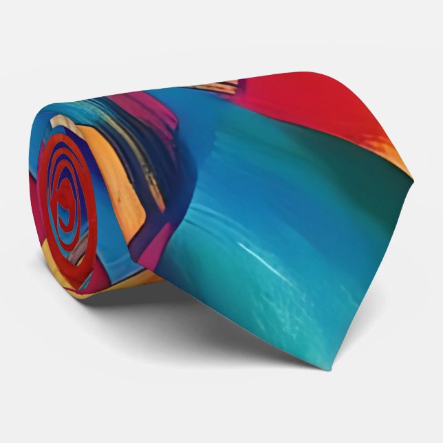 Gravata Coletor de Prisma Multicolorido (Rolled)