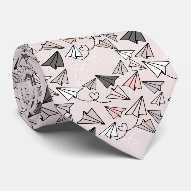 Gravata Coletor de Viagem de Padrões do Wanderlust (Rolled)