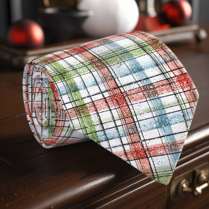 Gravata Colheita de Natal da Xadrez russa