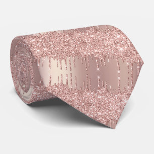 Gravata Colírio de Pressão do Pescoço de rosa Dourado 