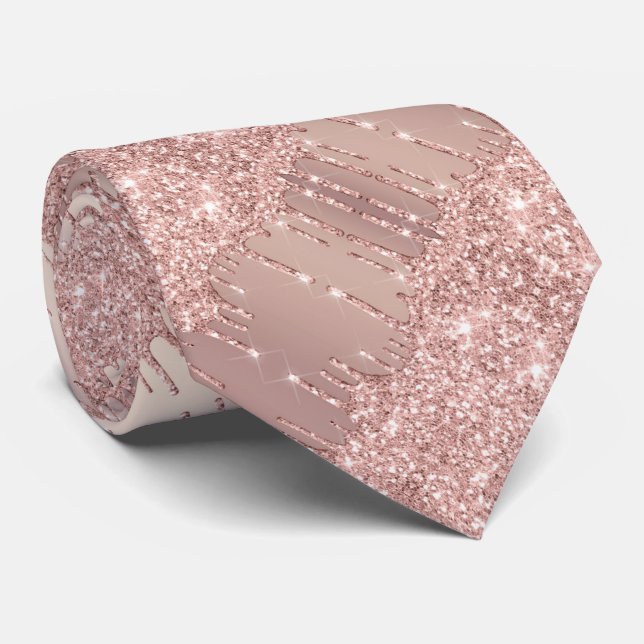 Gravata Colírios Luminosos Com Torno De Pescoço Dourado ro (Rolled)