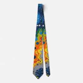 Gravata Color Drops Men's Necktie