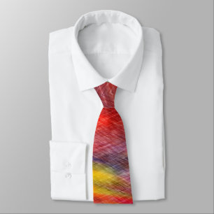 Gravata Colores Sunset Colour Neck Tie Abstrato