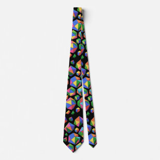 Gravata Colorful Cubes