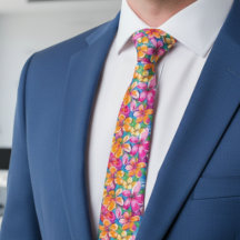 Colorful Tropical Floral Pattern