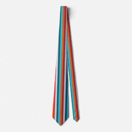 Gravata Colorful Vertical Retro Stripes