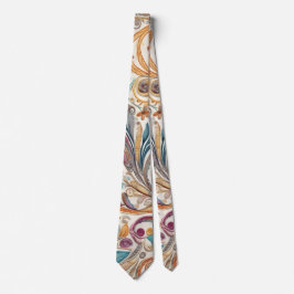 Gravata Colorida Boho Neck Tie