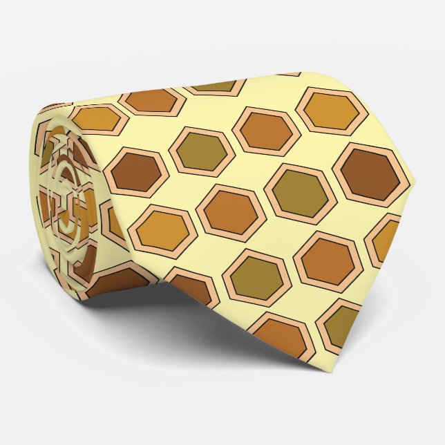 Gravata Colorida Honeycomb (Rolled)
