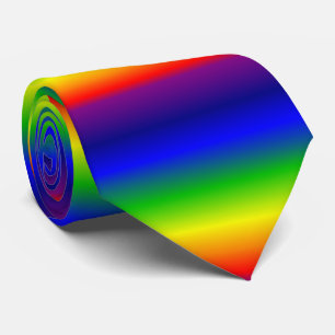 Gravata Colorida Rainbow Pattern Tie