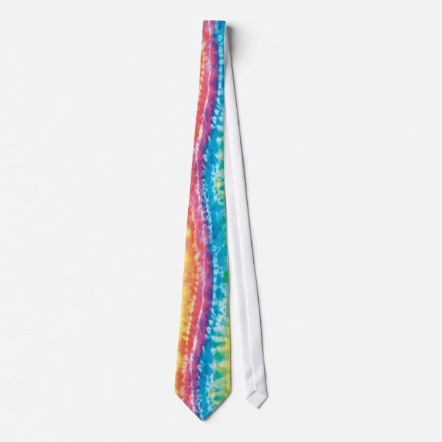 Gravata Colorida Tie Dye Tie (Frente)