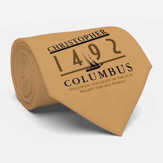 Gravata Columbus 1492 (Rolled)